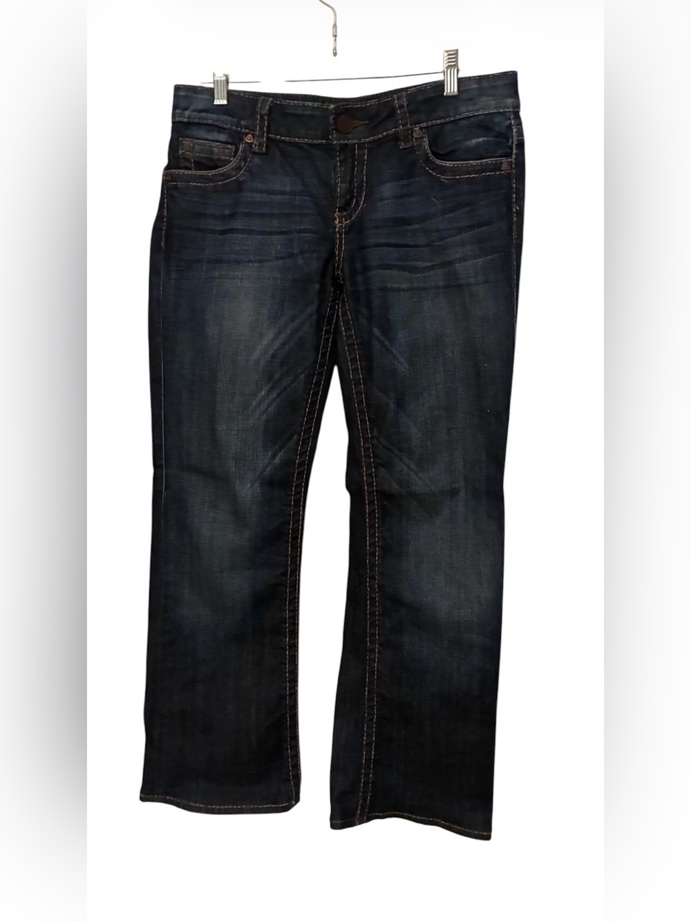Kut‎ From The Kloth So Low boot cut jeans Dark Denim Sz 8